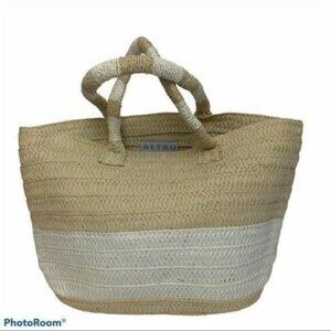 Altru Straw Farmer's Market Tote Beach Bag ~ NEW